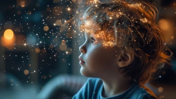 Children in hypnotic state subconscious programming.